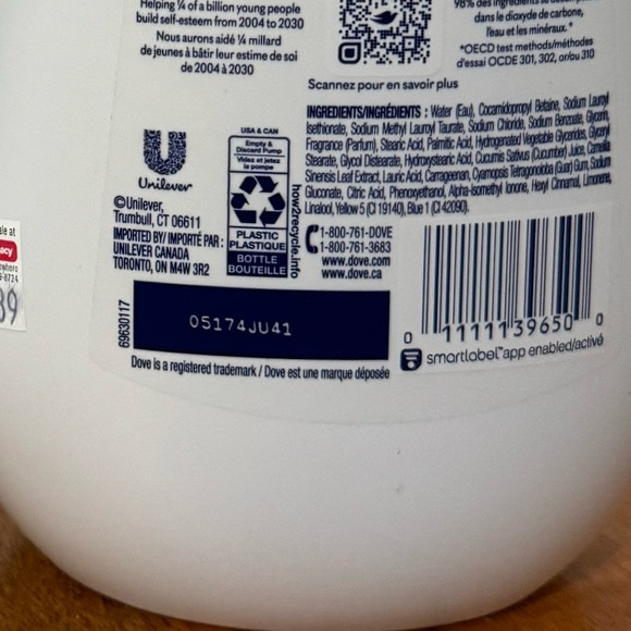 2 Pack - Dove Beauty Refreshing & Relaxing Body Wash Pump - 30.6 fl oz - Picture 5 of 5